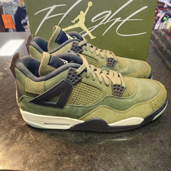 Nike Air Jordan 4 Retro SE Craft Medium Olive sz 12 main image 9